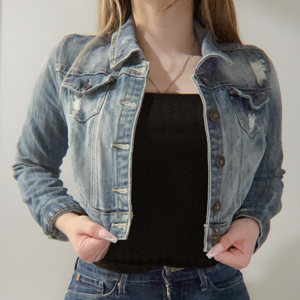 Cropped Jean jacket